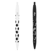 Ballpoint pen, white ink/black ink, 0.7 mm