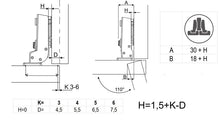Петля внутренняя CLIP D35 110O H=0 SOFT EUROV