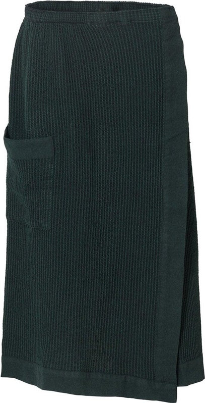 Sauna Apron Rento, 145 x 70 cm, black/green
