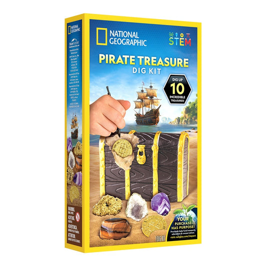 NATIONAL GEOGRAPHIC PIRATE TREASURE DIG KIT