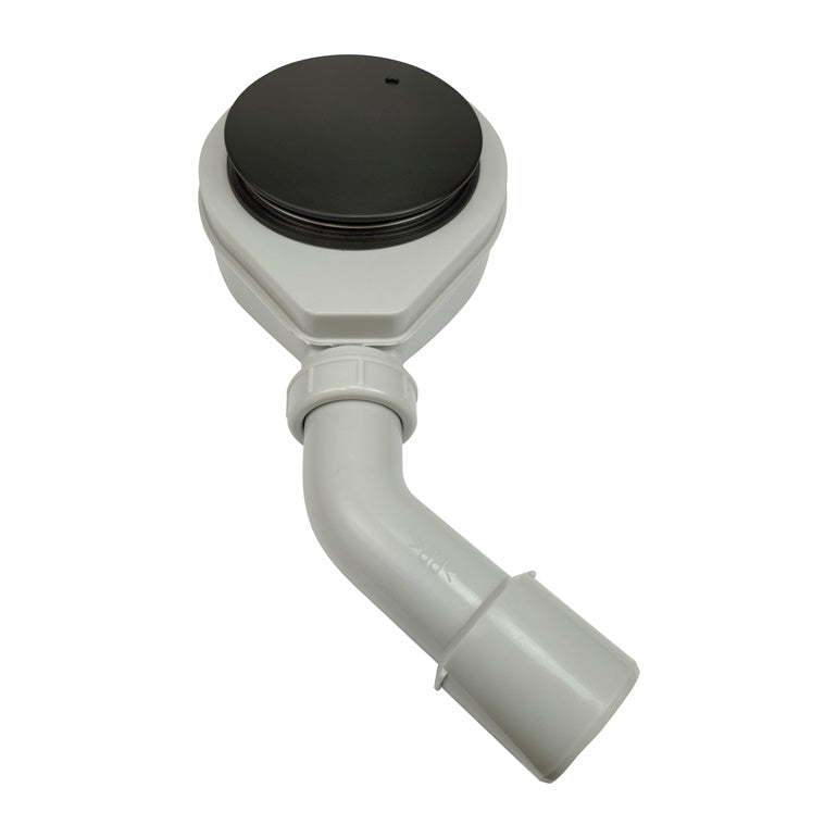 SIPHON SHOWER TRAY 90 TOP CLEAN CHR BLACK