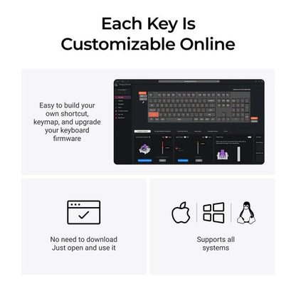 Keyboard Keychron K10 HE special, EN layout, black color.