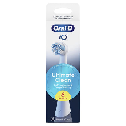 Oral-B iO Ultimate clean toothbrush head, 6 pcs.