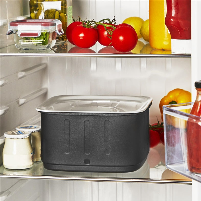 Frytkownica beztłuszczowa Tefal EY551HE0, szara, 1670 W, 5 l