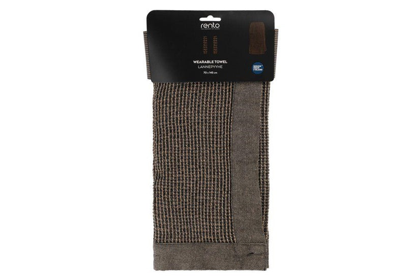 Sauna apron KENNO RENTO, brown