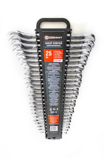 Kombinuotų raktų komplektas WMC TOOLS  5261MP 25 vnt