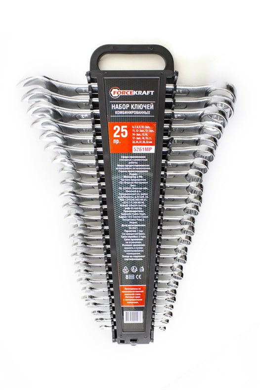 WMC TOOLS Combination Wrench Set 5261MP 25 pcs