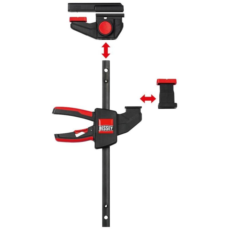 Ścisk szybkomocujący Bessey EZR15SET; 150 mm; 2 szt.