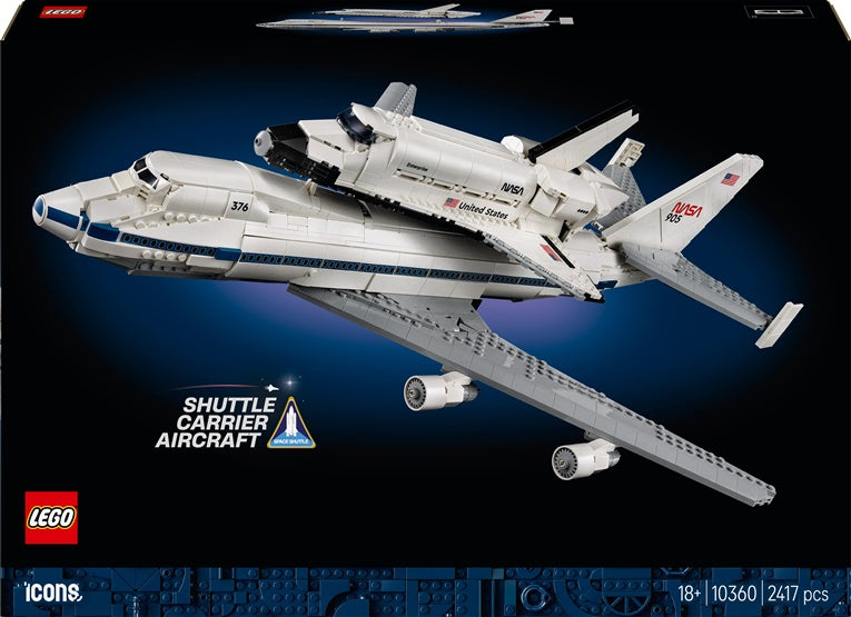 Konstruktorius LEGO® Icons Shuttle Carrier Aircraft 10360