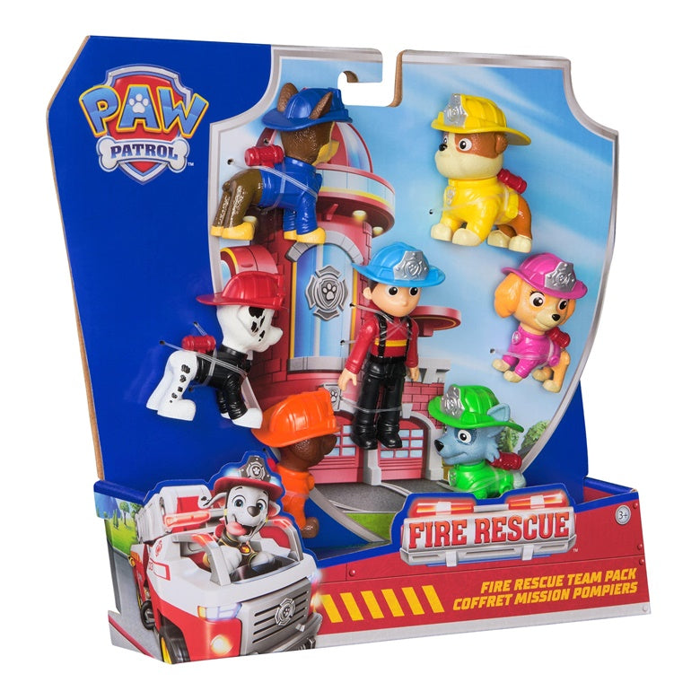 Paw Patrol Fire Rescue Team Pack Figure Set 6072961