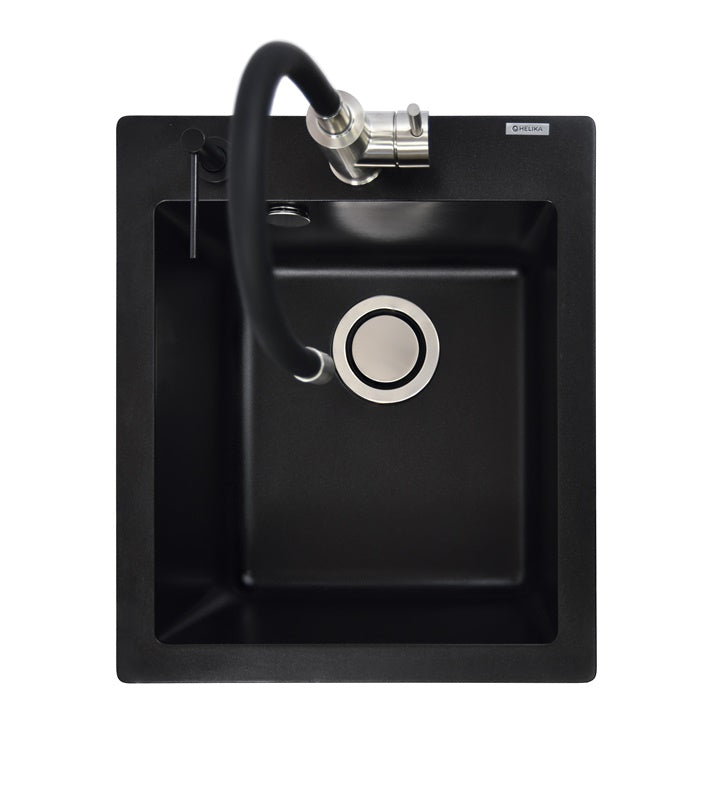 Sink with kitchen mixer tap Helika, 50 x 42.5 x 19.5 cm