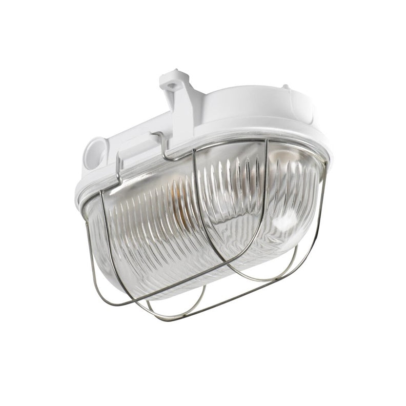 Kanlux HERMI 70524 light fixture, 100W, E27, IP54, white