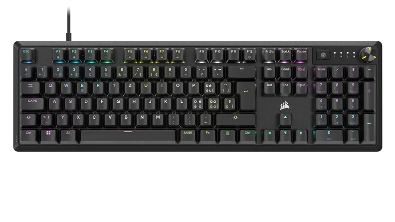 Klawiatura Corsair K70 CORE Red Switch Angielska (US), czarna