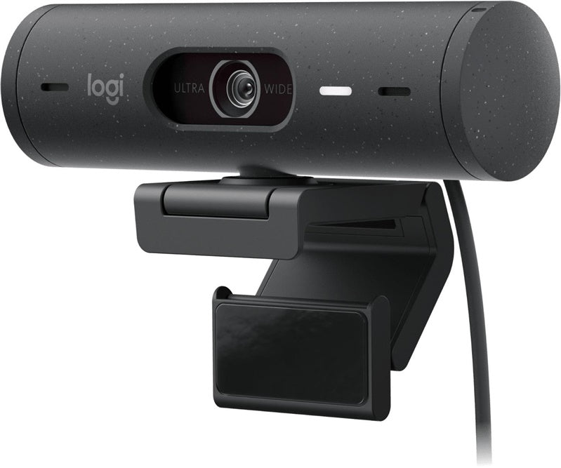 Internetinė kamera Logitech Brio 500, juoda, CMOS