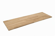 Oak panel, glued, finger-jointed, planed, 100x30x2 cm