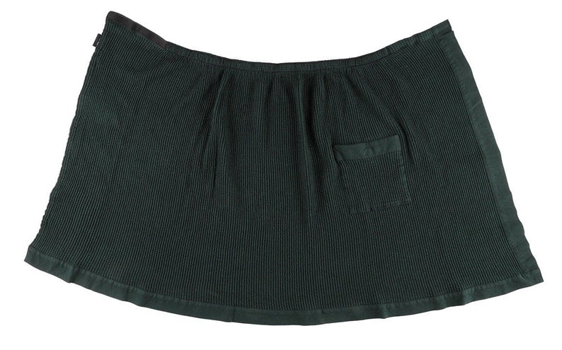 Sauna Apron Rento, 145 x 70 cm, black/green