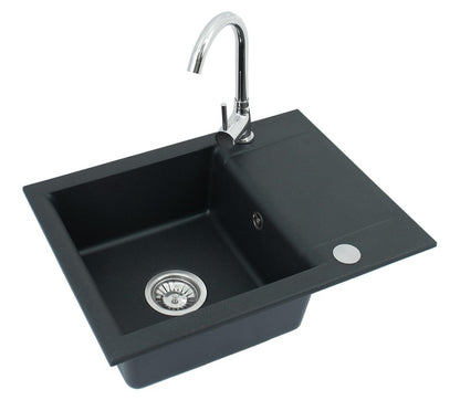 SINK WITH MIXER ALVEUS NELL BLACK+CHR