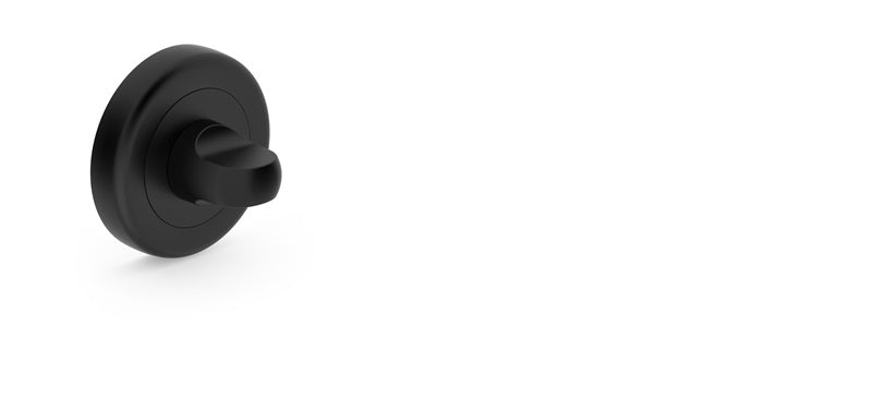 WC door knob Metal-Bud OLIVIA R, black