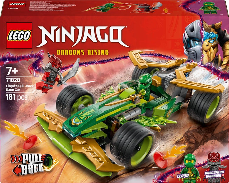 LEGO® Ninjago Lloyd's Pull-Back Race Car, 181 pcs.