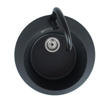 SINK VICTORIA BLACK+BAG+SIPHON 9811091SEN