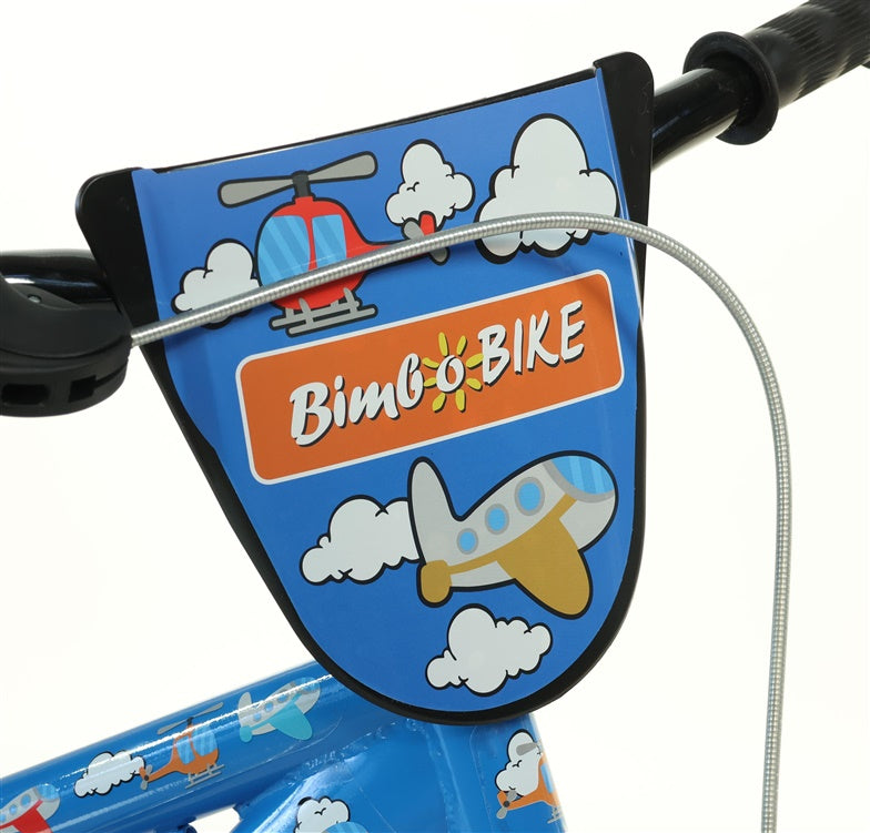 Children's Bicycle Bimbo Bike 412UL, blue/red, 12"