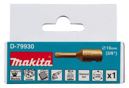 Diamond core drill bit Makita D-79930 10 mm, M14