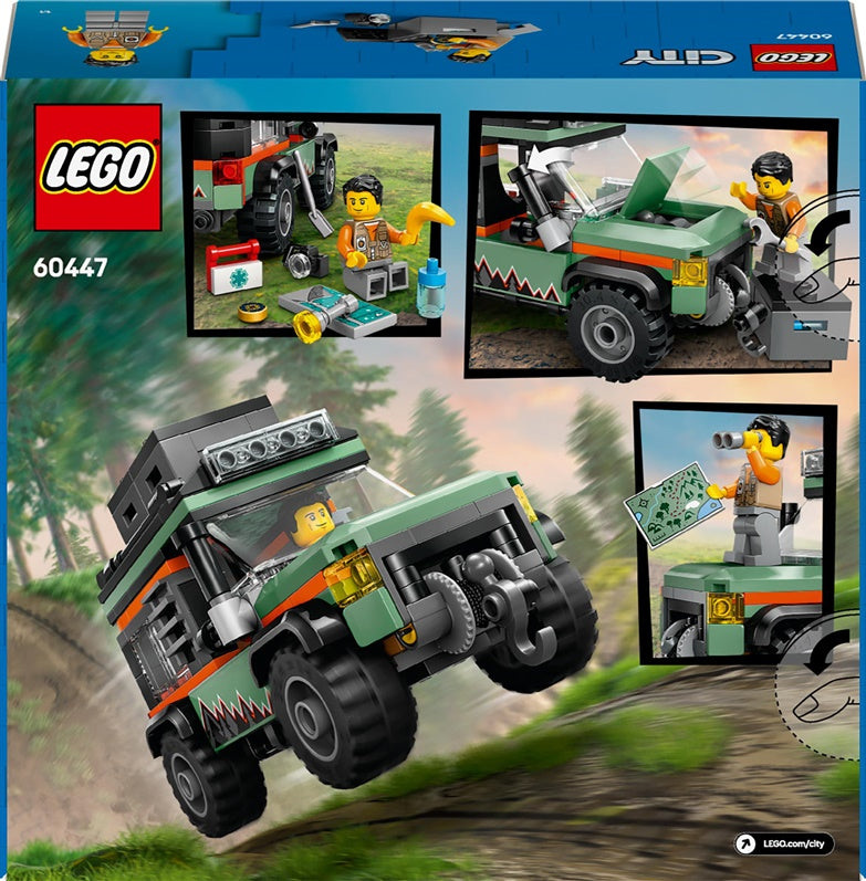 LEGO® City Off-Road 4x4 Mountain Truck 60447, 221 Pieces