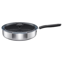Fiskars 1072314 Frying pan with lid, 26 cm
