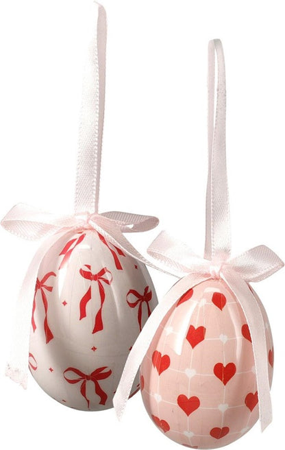 Decoration Easter eggs, 10 cm, 2 pcs.