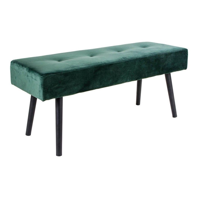 Hallway bench Skiby, green, 100x35x44cm