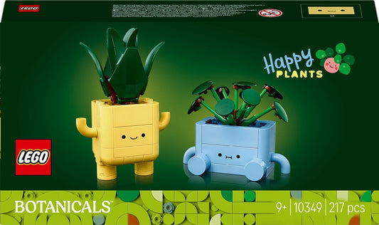 LEGO® Botanicals Happy Plants 10349 Building Set, 217 pcs.