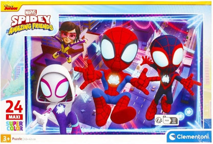 Dėlionė Clementoni MAXI SPIDEY 28527, 62 cm x 42 cm