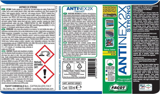 Valiklis šildymo ir vėdinimo sistemoms 500 ml, ANTINEX