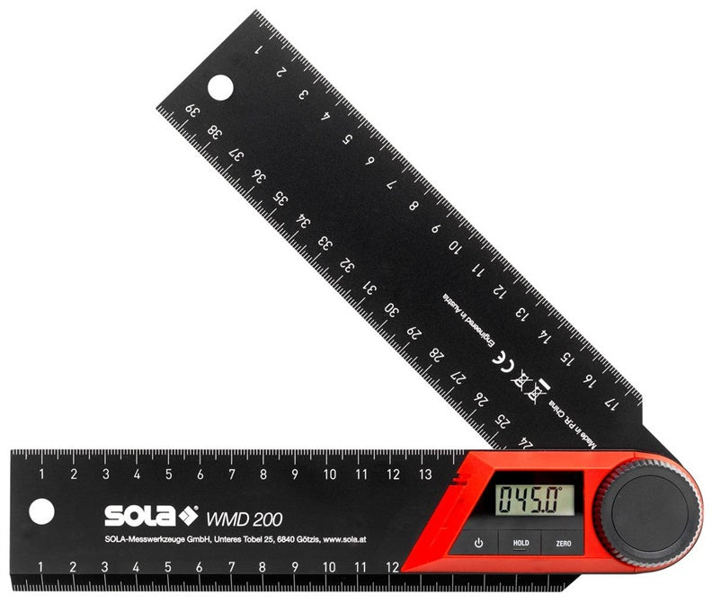Kątownik elektroniczny Sola 200 mm