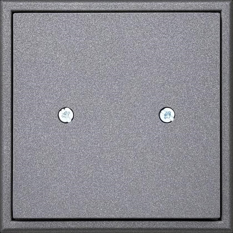 Recessed blanking cover LIREGUS MODERN, matt black