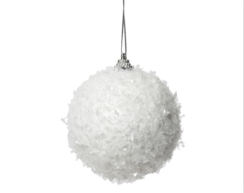 Eglutės žaisliukas, baltas, 8 cm, plastikas