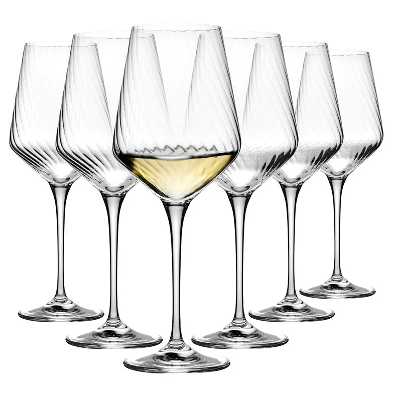 Zestaw kieliszków do wina Krosno AG LUMI szkło, 0.450l, 6szt