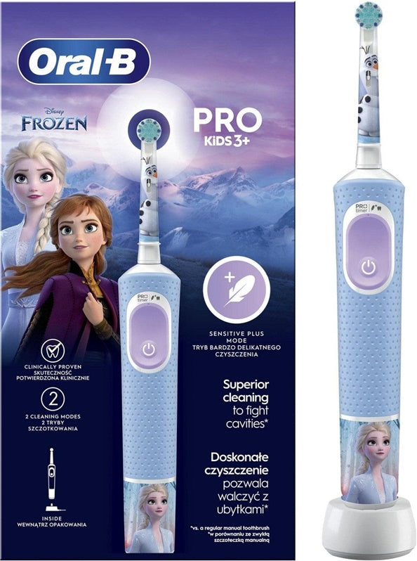 Elektryczna szczoteczka do zębów Oral-B D103.413.2K Vitality PRO Kid Frozen