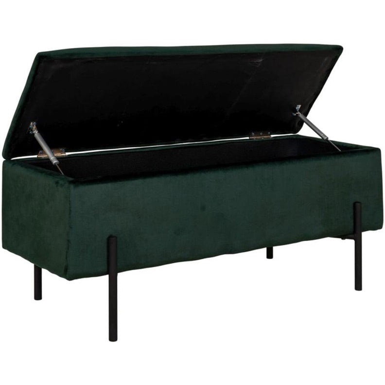 Prieškambario suoliukas Watford , t. žalia sp.,36.5x95x46cm