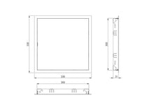 Revizinės durelės EUROPLAST RL3030A, 30 x 30 cm