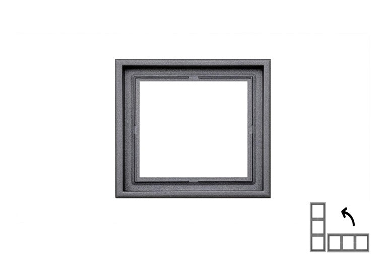 Single frame LIREGUS MODERN, black matte