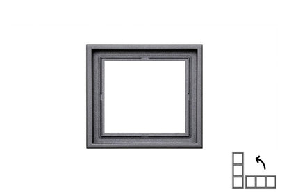 Single frame LIREGUS MODERN, black matte