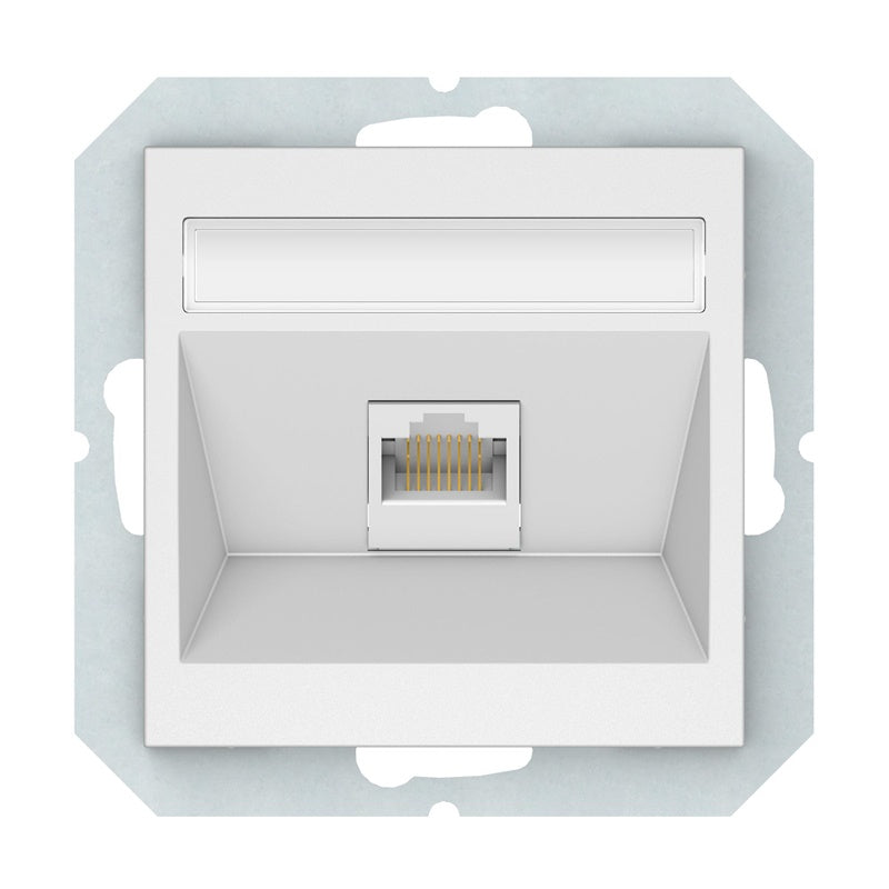 Computer outlet VILMA QR1000, matt white