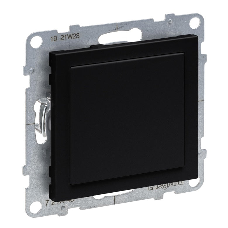 Flush-mounted blanking cover LEGRAND SUNO, black