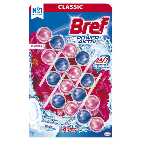 VALIK-ODŚWIEŻACZ DO WC BREF PA FLOWERS 4X50G