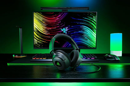 Laidinės žaidimų ausinės Razer Kraken V4 X, juodos