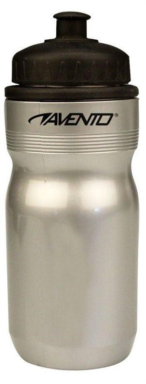Shaker sportowy z bidonem Avento, srebrny, 0.5 l