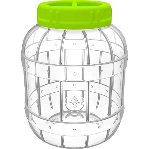 Stiklainis Browin 602013, 3 l, skaidri/žalia