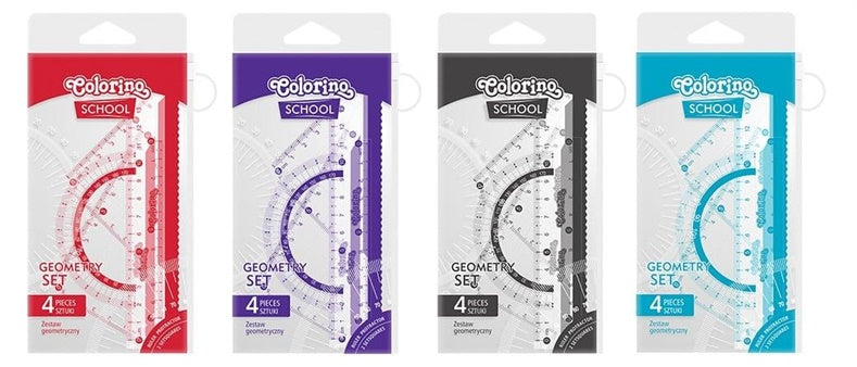 Ruler Colorino 39606PTR, 15 cm, plastic, assorted colors