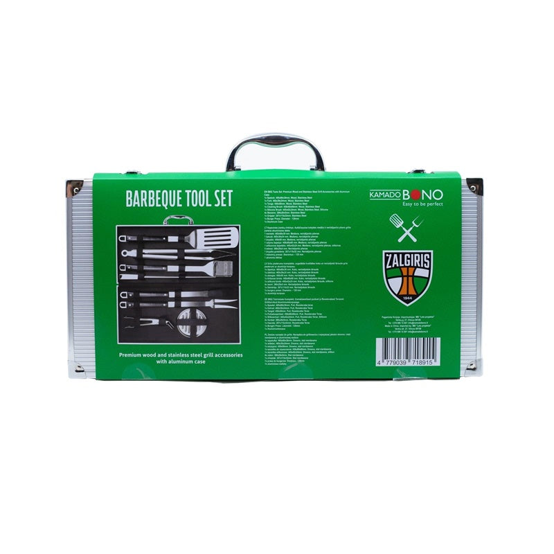 Zestaw narzędzi do grillowania Kamado Bono Žalgiris Toolset